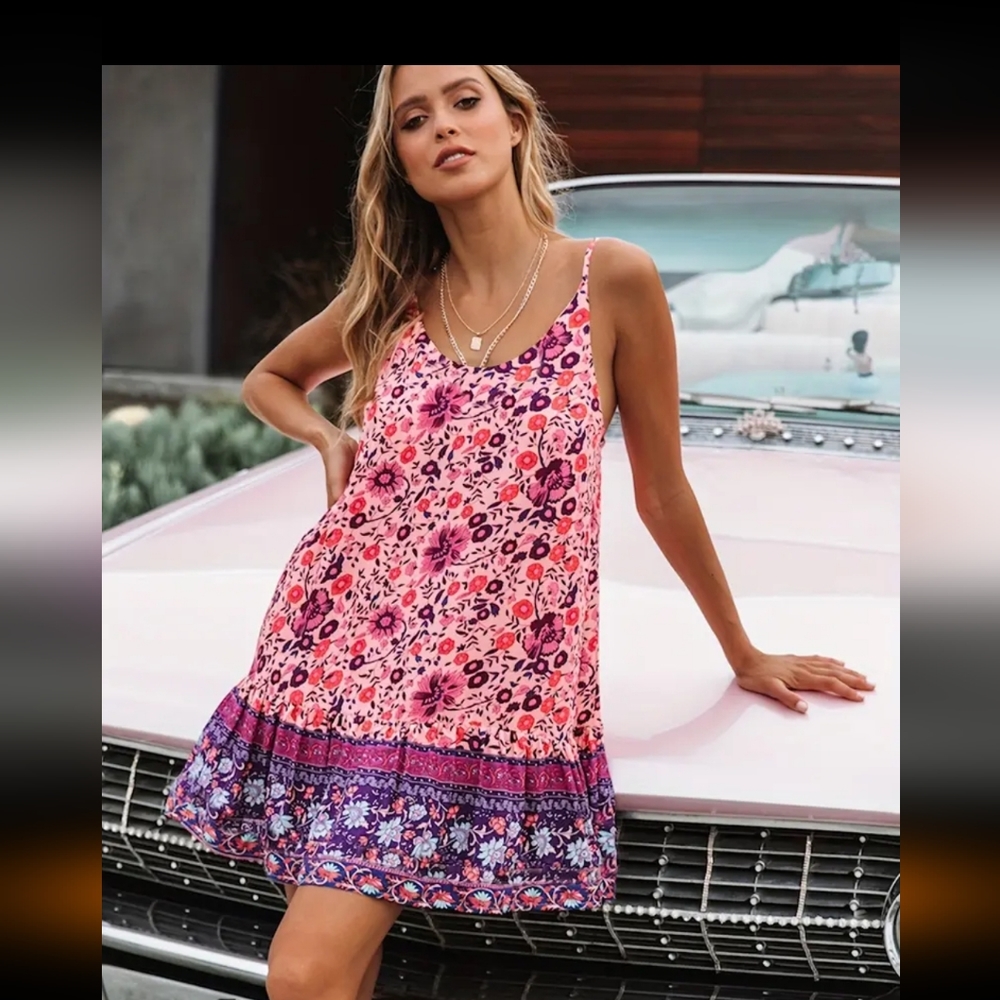 NWOT Gypsy Sleeveless Dress ● Small